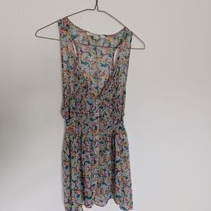 Floral Sleeveless Blouse